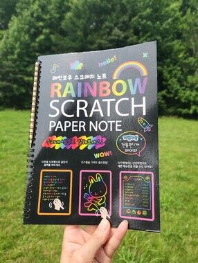 RAINBOW SCRATCH Paper Notepad